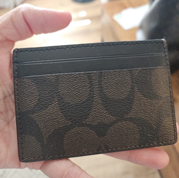 Coach Brown Wristlet and Card Holder Set - Picture 6 of 7